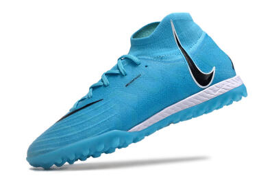 Nike Phantom Luna Elite NU TF High-Tops Football Shoes - Blue/Black/White
