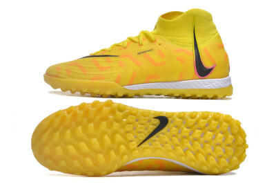 Nike Phantom Luna Elite NU TF High-Tops Football Shoes - Yellow/Red/Black
