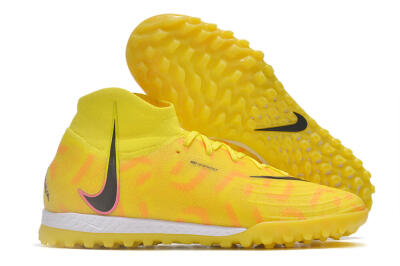 Nike Phantom Luna Elite NU TF High-Tops Football Shoes - Yellow/Red/Black