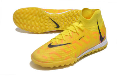 Nike Phantom Luna Elite NU TF High-Tops Football Shoes - Yellow/Red/Black