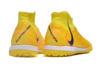 Nike Phantom Luna Elite NU TF High-Tops Football Shoes - Yellow/Red/Black
