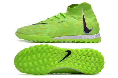 Nike Phantom Luna Elite NU TF High-Tops Football Shoes - Green/Yellow/Black