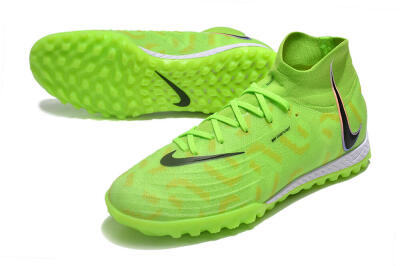 Nike Phantom Luna Elite NU TF High-Tops Football Shoes - Green/Yellow/Black