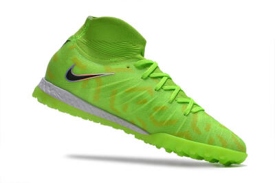 Nike Phantom Luna Elite NU TF High-Tops Football Shoes - Green/Yellow/Black