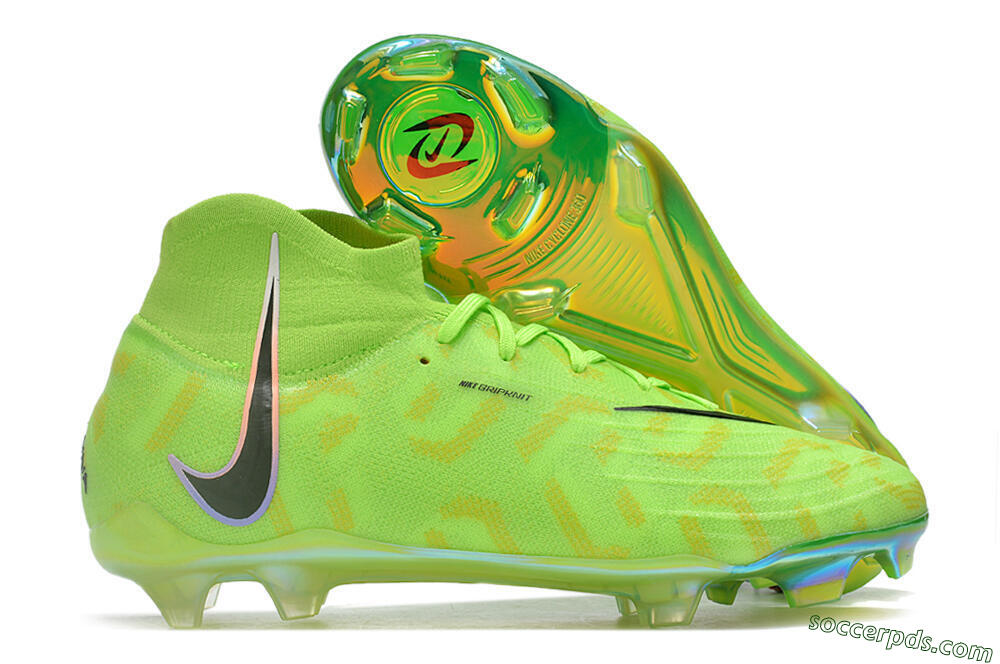 Nike Phantom Luna Elite FG High-Tops Football Boots - Green/Black/White 1