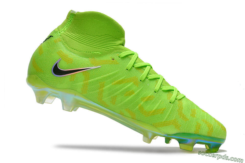 Nike Phantom Luna Elite FG High-Tops Football Boots - Green/Black/White 4