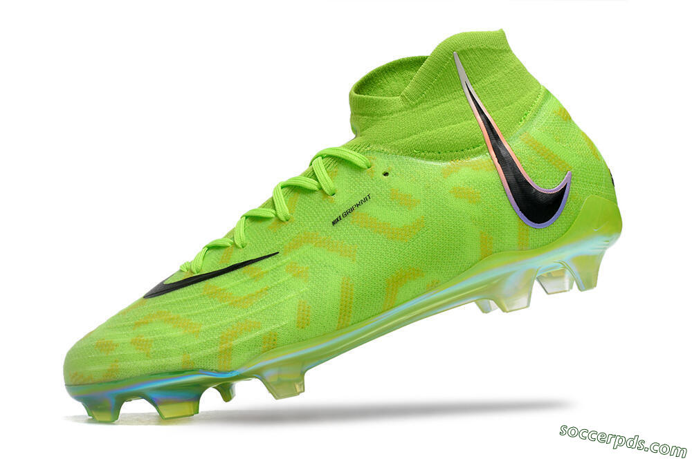 Nike Phantom Luna Elite FG High-Tops Football Boots - Green/Black/White 5