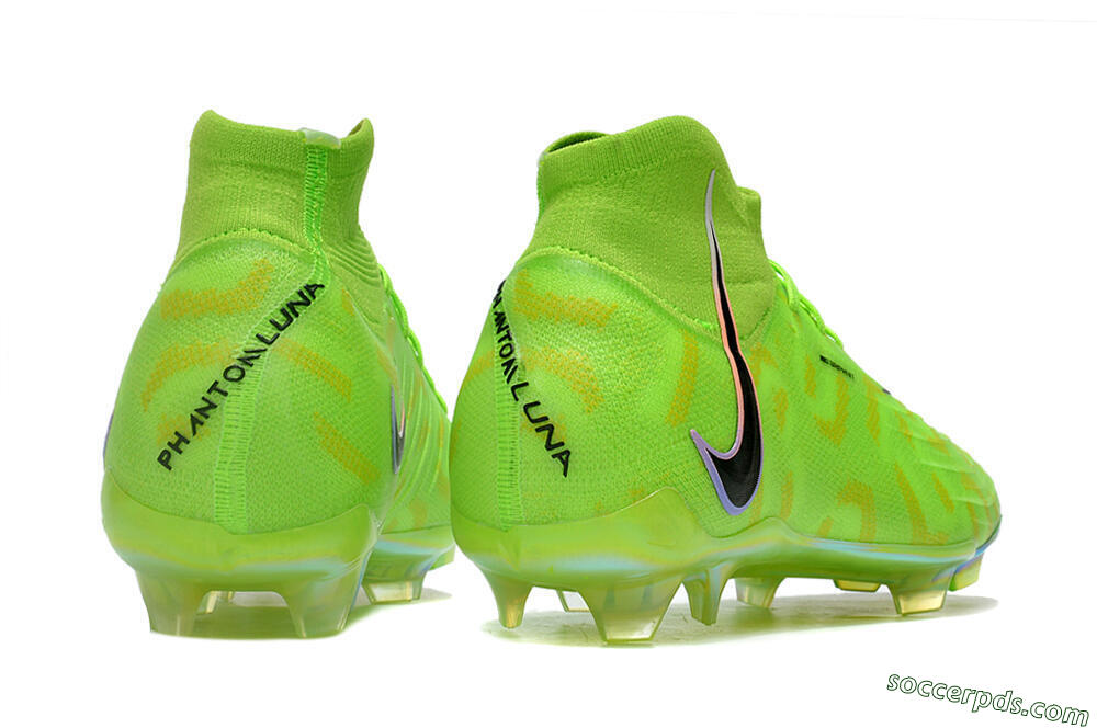 Nike Phantom Luna Elite FG High-Tops Football Boots - Green/Black/White 6