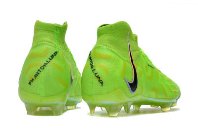 Nike Phantom Luna Elite FG High-Tops Football Boots - Green/Black/White