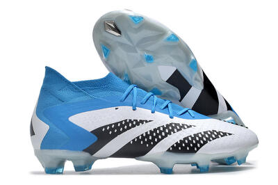 Adidas Predator Accuracy.1 FG High-Tops Football Boots - Blue/Black/White