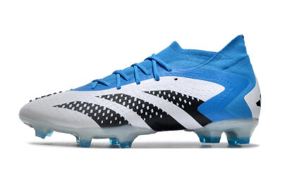 Adidas Predator Accuracy.1 FG High-Tops Football Boots - Blue/Black/White