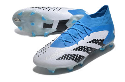 Adidas Predator Accuracy.1 FG High-Tops Football Boots - Blue/Black/White