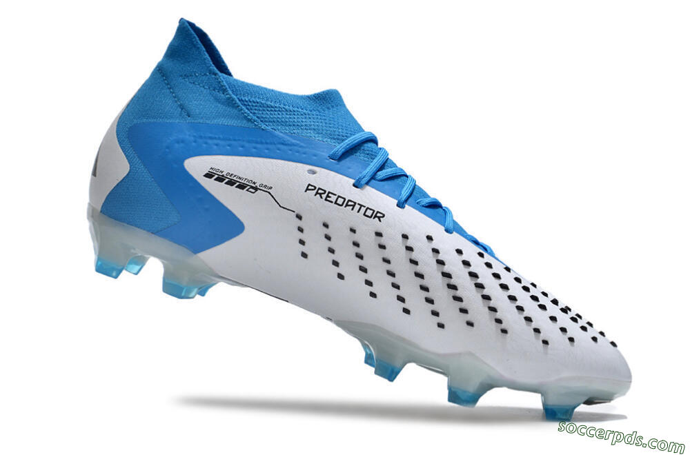 Adidas Predator Accuracy.1 FG High-Tops Football Boots - Blue/Black/White 4