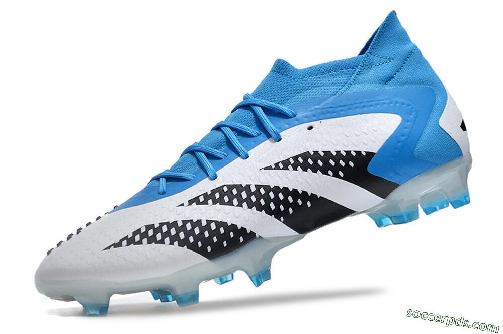 Adidas Predator Accuracy.1 FG High-Tops Football Boots - Blue/Black/White 5