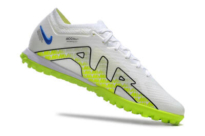 Nike Air Zoom Mercurial Vapor 15 Elite TF Low-Tops Football Shoes - White/Blue/Yellow