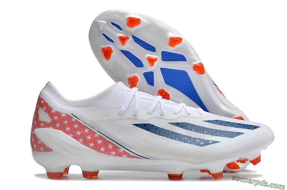 Adidas X Speedportal.1 FG Low-Tops Football Boots - White/Black/Red 1