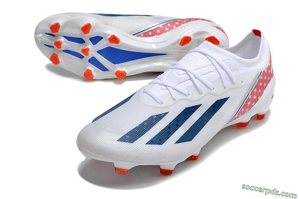 Adidas X Speedportal.1 FG Low-Tops Football Boots - White/Black/Red 3
