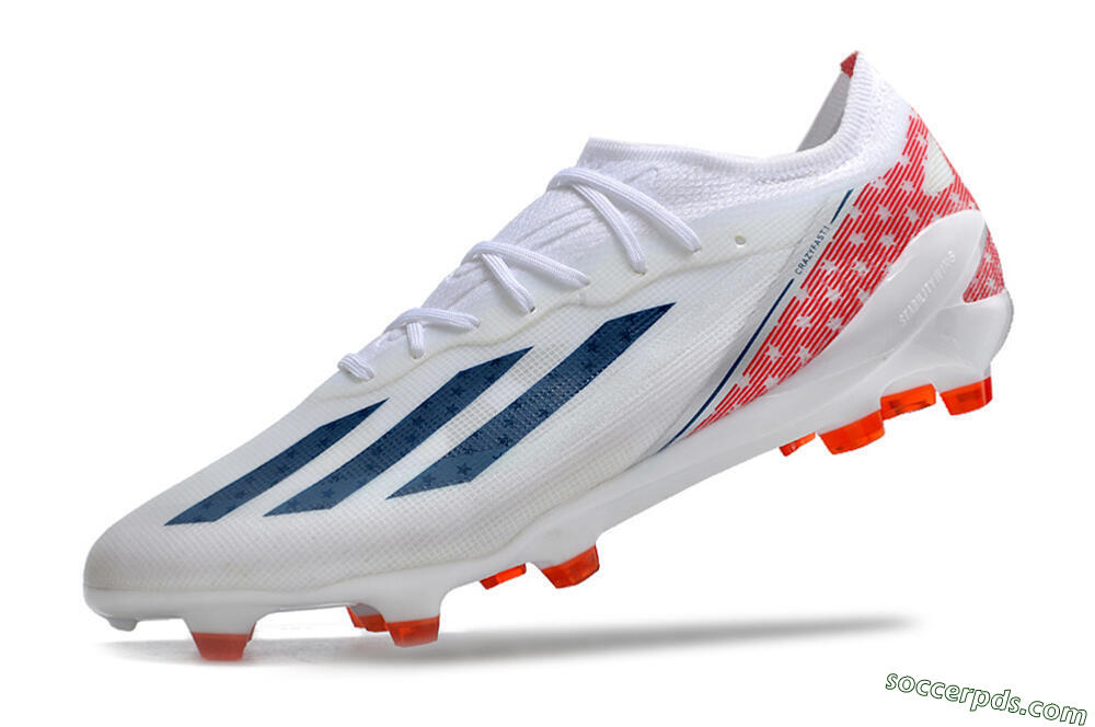 Adidas X Speedportal.1 FG Low-Tops Football Boots - White/Black/Red 5