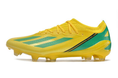 Adidas X Crazyfast.1 FG Low-Tops Football Boots - Yellow/Green/Black