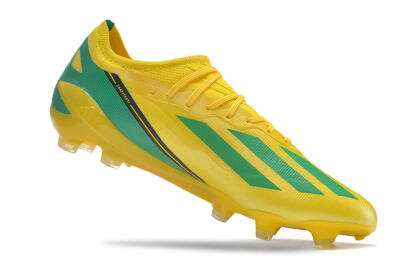 Adidas X Crazyfast.1 FG Low-Tops Football Boots - Yellow/Green/Black