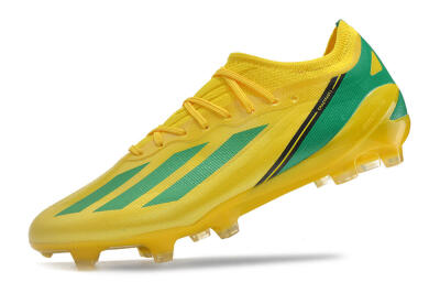 Adidas X Crazyfast.1 FG Low-Tops Football Boots - Yellow/Green/Black
