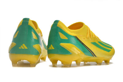 Adidas X Crazyfast.1 FG Low-Tops Football Boots - Yellow/Green/Black