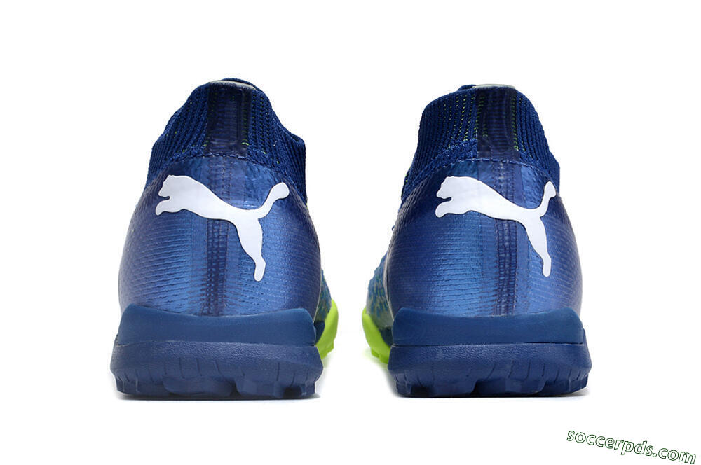 Puma Future Ultimate TF Low-Tops Football Shoes - Blue/White/Yellow 5