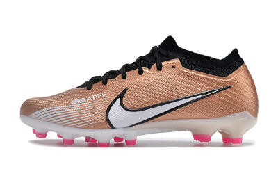 Nike Air Zoom Mercurial Vapor 15 Elite AG Low-Tops Football Boots - Gold/Black/White
