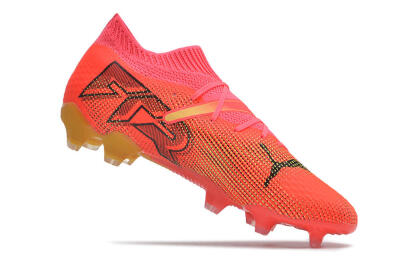 Puma Future Ultimate 2024 FG Low-Tops Football Boots - Red/Orange/Yellow