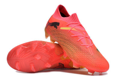 Puma Future Ultimate 2024 FG Low-Tops Football Boots - Red/Orange/Yellow