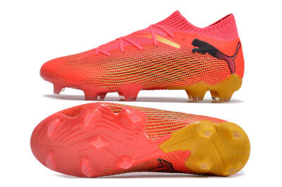 Puma Future Ultimate 2024 FG Low-Tops Football Boots - Red/Orange/Yellow