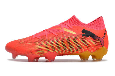 Puma Future Ultimate 2024 FG Low-Tops Football Boots - Red/Orange/Yellow