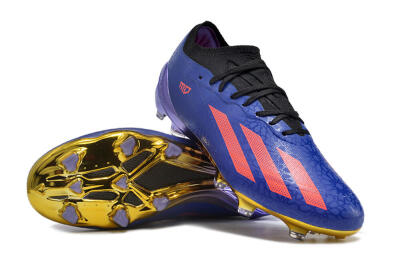 Adidas X Crazyfast.1 Salah FG Low-Tops Football Boots - Blue/Red/Gold