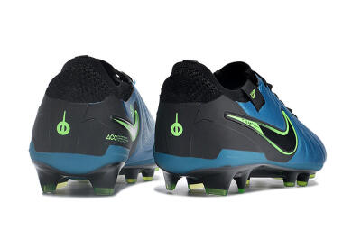 Nike Tiempo Legend 10 Elite FG Low-Tops Football Boots - Blue/Green/Black