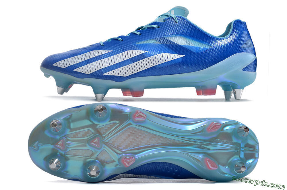 Adidas X Crazyfast.1 SG Low-Tops Football Boots - Blue/White/Red 0