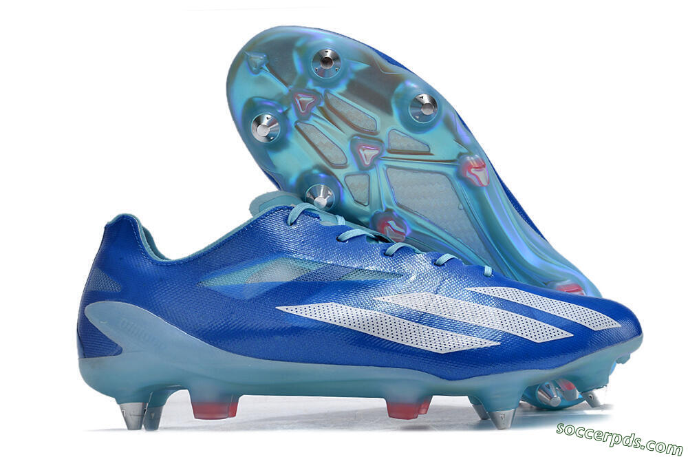 Adidas X Crazyfast.1 SG Low-Tops Football Boots - Blue/White/Red 1