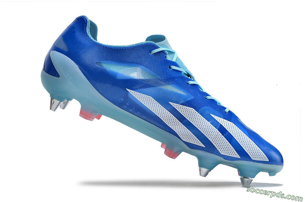 Adidas X Crazyfast.1 SG Low-Tops Football Boots - Blue/White/Red 4