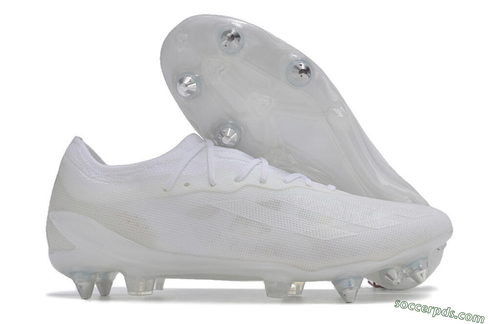 Adidas X Crazyfast.1 SG Low-Tops Football Boots - Whtie/White 1