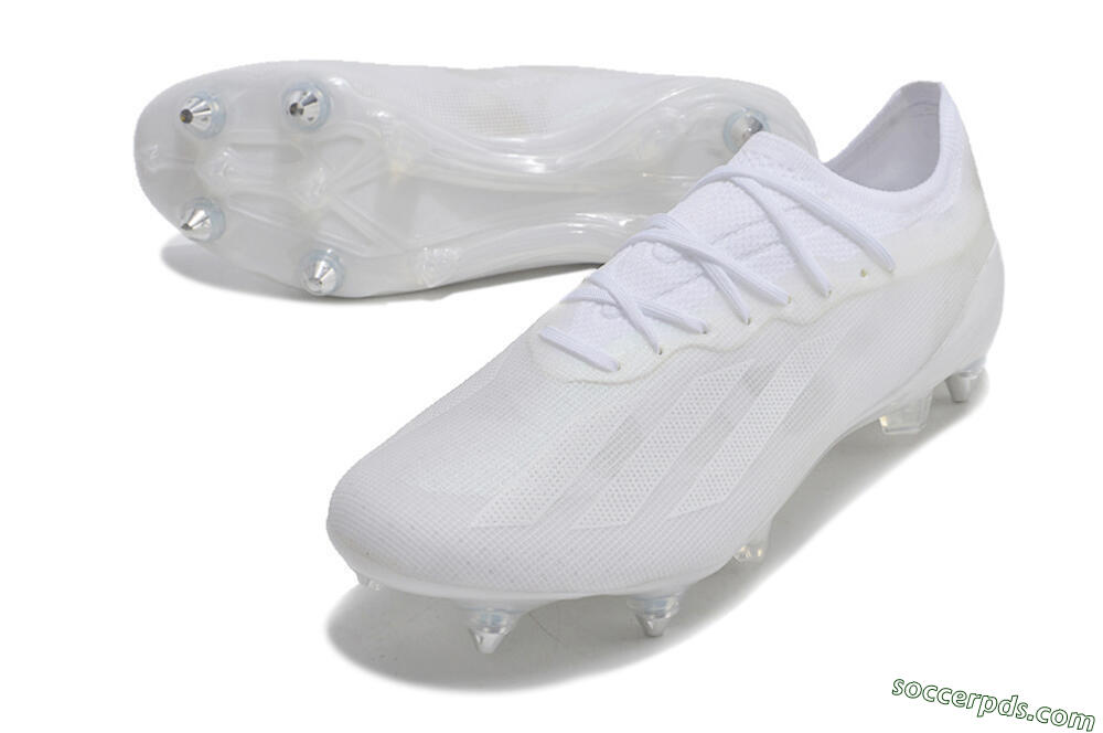 Adidas X Crazyfast.1 SG Low-Tops Football Boots - Whtie/White 3