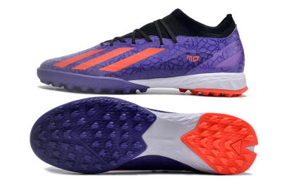 Adidas X Crazyfast.1 TF Low-Tops Football Shoes - Purple/Red/White