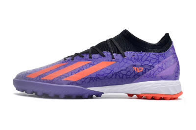 Adidas X Crazyfast.1 TF Low-Tops Football Shoes - Purple/Red/White