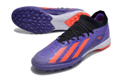 Adidas X Crazyfast.1 TF Low-Tops Football Shoes - Purple/Red/White
