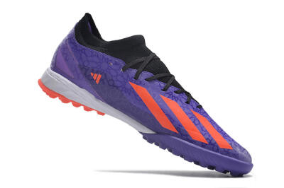 Adidas X Crazyfast.1 TF Low-Tops Football Shoes - Purple/Red/White