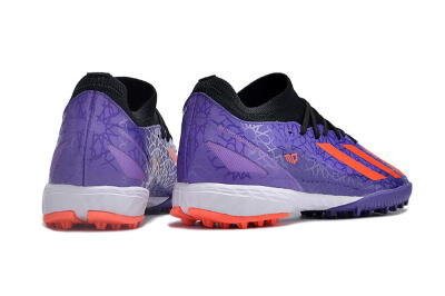 Adidas X Crazyfast.1 TF Low-Tops Football Shoes - Purple/Red/White