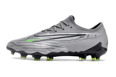 Nike Phantom GX Academy FG Low-Tops Football Boots - Silver/Grey/Black