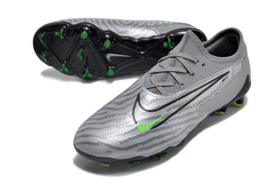 Nike Phantom GX Academy FG Low-Tops Football Boots - Silver/Grey/Black