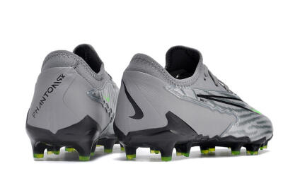 Nike Phantom GX Academy FG Low-Tops Football Boots - Silver/Grey/Black