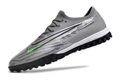 Nike React Phantom GX Pro TF Low-Tops Football Shoes - Silver/Grey/Black