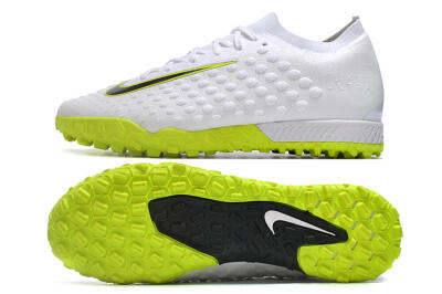 Nike Phantom Ultra Venom TF Low-Tops Football Shoes - White/Yellow/Black