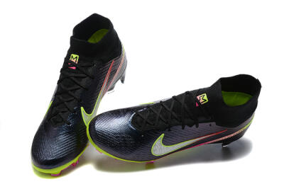 Nike Air Zoom Mercurial Superfly 9 Elite FG High-Tops Football Boots - Black/Silver/Yellow/Pink
